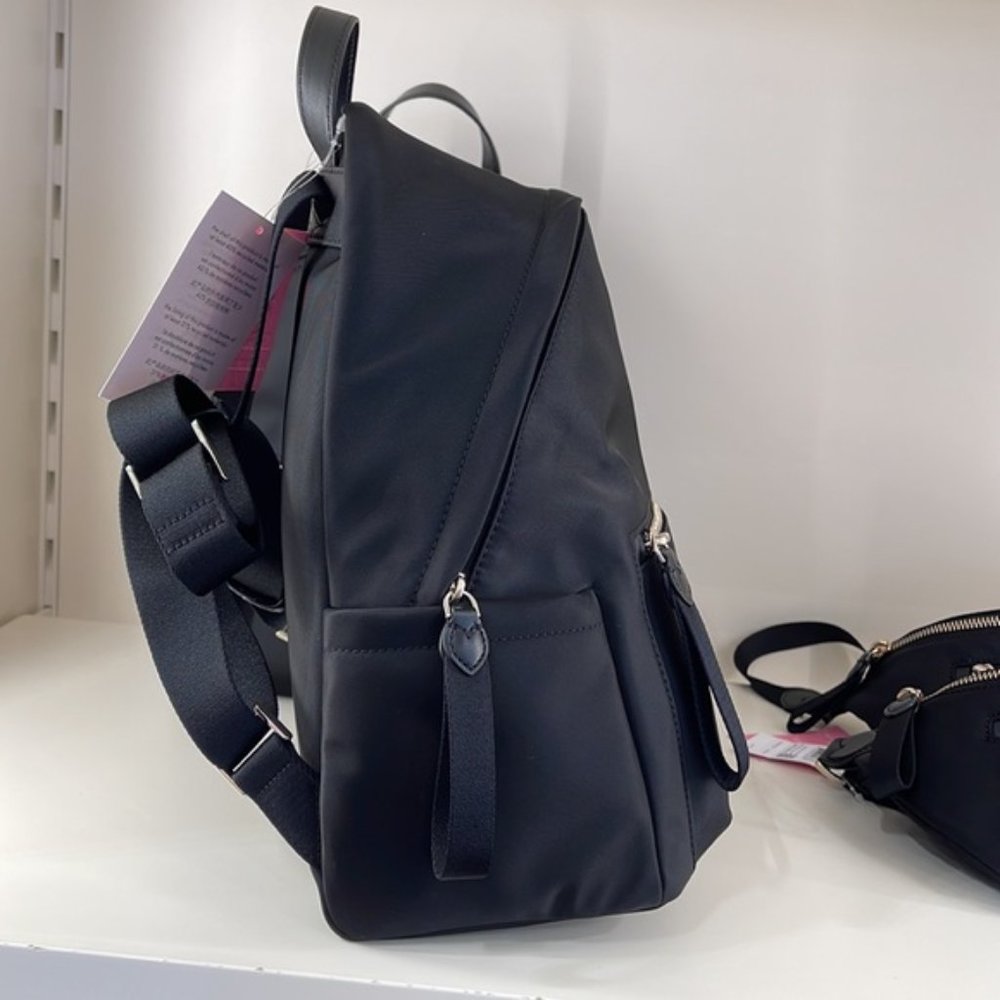 Kate Spade Chelsea Medium Backpack Black - Picture 14 of 16